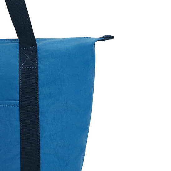 Kipling Art Medium Lite Tote Tassen Blauw | BE 1449TC